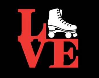 LOVE park skate decal