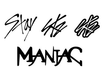 Stray Kids decals - for laptops, windows, cups etc