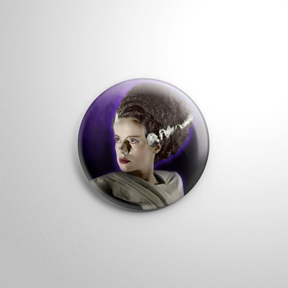 Monster Bride Porn - Monsters - Bride of Frankenstein (F) Button / Keychain