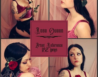 Rose Queen Artist Reference - For Painters, Illustrators, Fantasy Artists, Portrait Artists