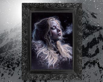 Breath - Art Print - Norse Viking Heathen Fantasy Art Print by Brynn Elizabeth