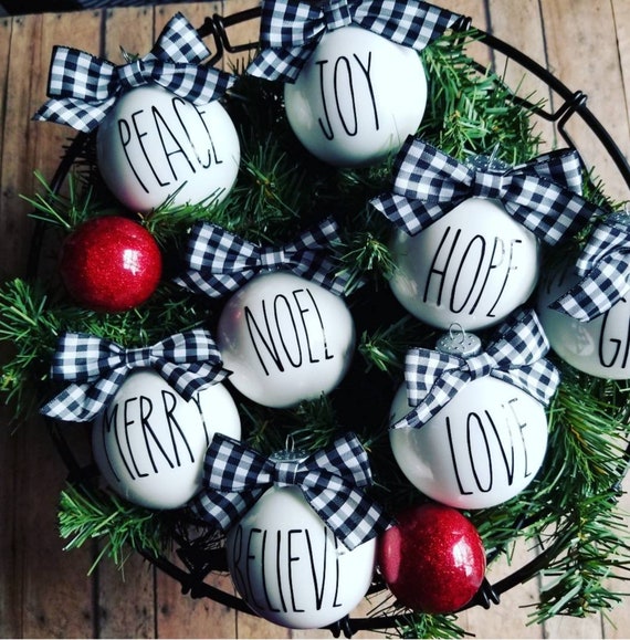 Rae dunn christmas ornaments deals