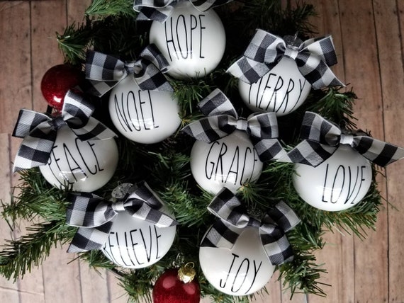 Rae dunn christmas baubles Clearance