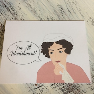 Pride & Prejudice Thank You Card - Mrs. Bennet Thank You