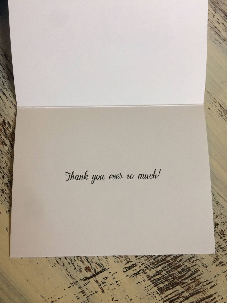 Pride /& Prejudice Thank You Card Mrs Bennet Thank You