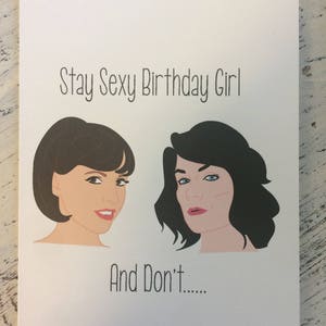 Don't Get Murdered Birthday Girl - My Favorite Murder Birthday - Muderino Birthday Card - MFM