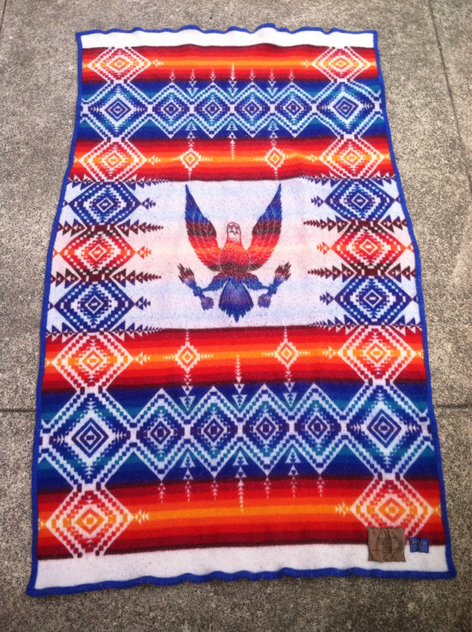 Pendleton Chief eagle seelatsee wool blanket 1977 beaver state Etsy