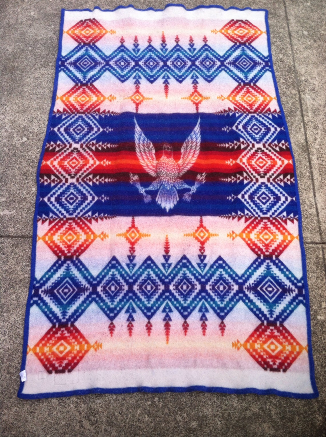 Pendleton Chief eagle seelatsee wool blanket 1977 beaver state Etsy