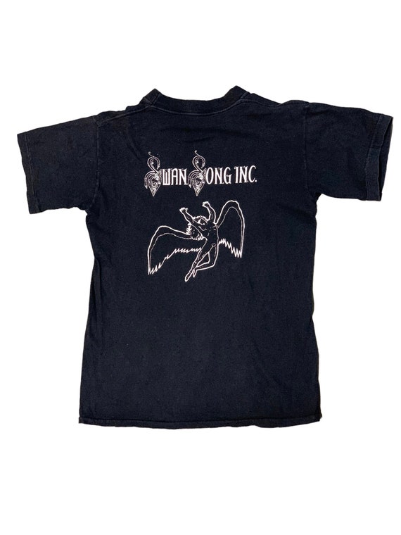 Vintage 70s Led Zeppelin Swan Song T shirt Etsy Canada
