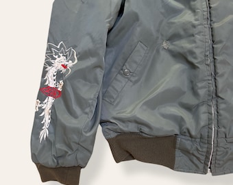 Vintage 1970's Korea Souvenir Jacket Sukajan - Etsy