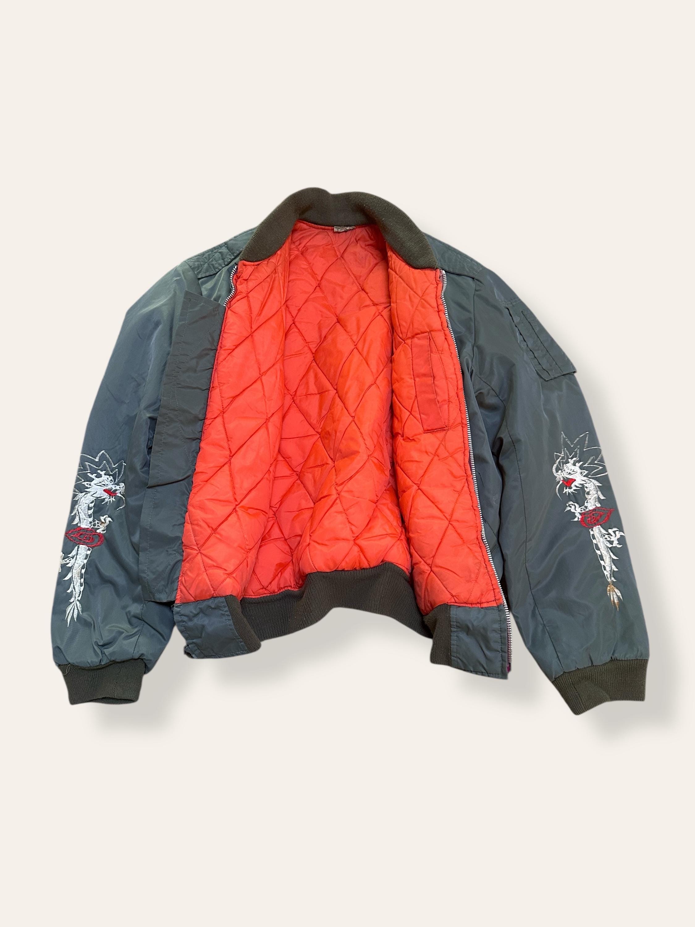Vintage 1970's Korea Souvenir Jacket Sukajan - Etsy