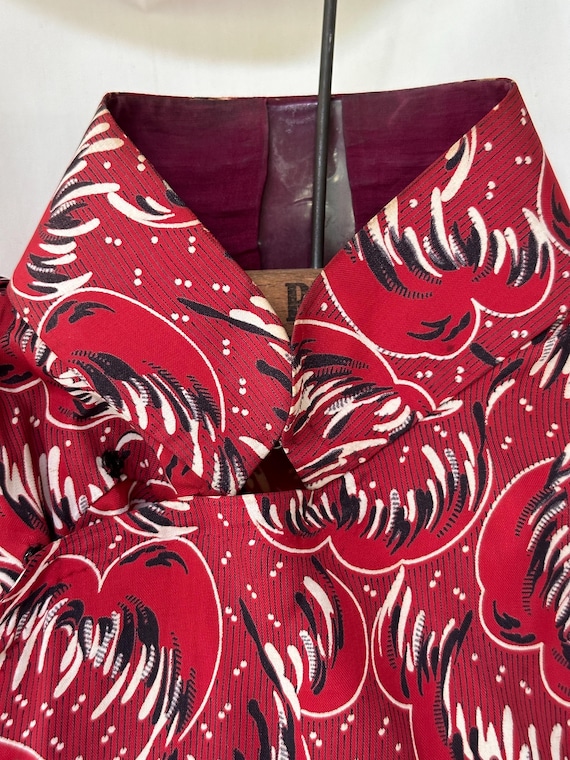 Vintage 1940’s-50’s Rayon Cheongsam Dress - image 6