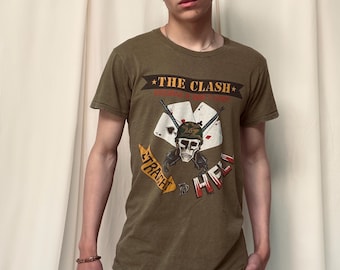 ‘80s THE CLASH ヴィンテージT out of control M 1984-The-Clash-Joe-Strummer-