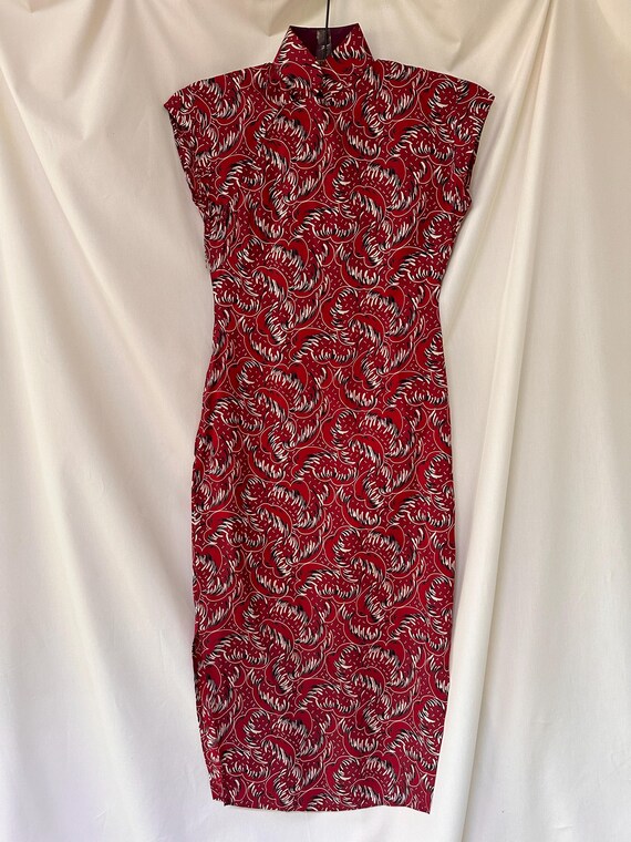Vintage 1940’s-50’s Rayon Cheongsam Dress - image 9
