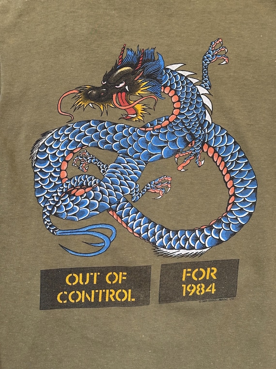 Vintage 1980's the Clash Straight to Hell T-shirt Rare Dragon Back