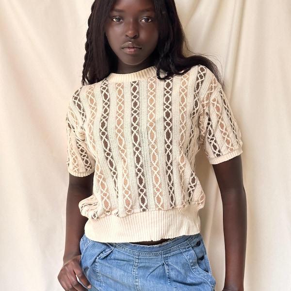 Vintage 1940’s Arrow Cotton Knit Sweater