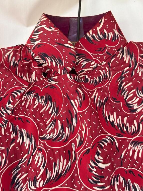 Vintage 1940’s-50’s Rayon Cheongsam Dress - image 7