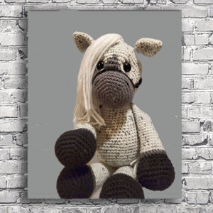 Custom stuffed horse, horse stuffed animal, horse toy, amigurumi horse, crochet horse