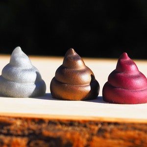 MyLilShietz Metallic Delights Biodegradable Eco-Friendly Resin Poop Set of 3 #MyLilShietz