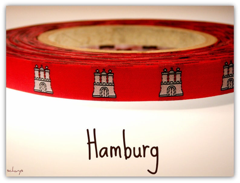 Webband Hamburg-Band  2 meters 1.40 Euro/meter image 1