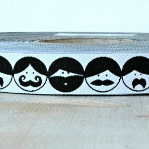 WEBBAND "Mon Dieu, Monsieur." 2 Meter (1,50 Euro/m)