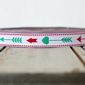 2 Meter WEBBAND "Mitten-ins-Herz" (1,60 Euro/m)