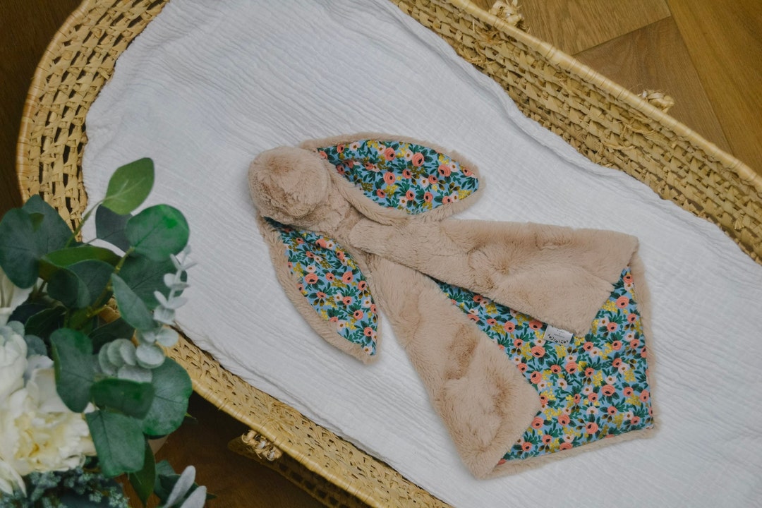 Evelyn Luxe Bunny Lovey // Baby Lovey, Baby Gift, New Baby Gift, Baby