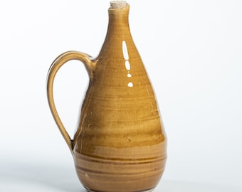 Olive oil or wine jugs with handle