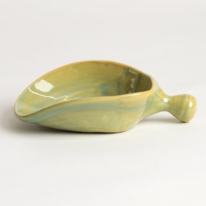 Handmade Ceramic Scoop, 2 sizes Jade Moss