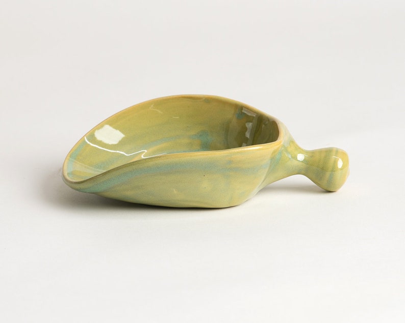 Handmade Ceramic Scoop, 2 sizes Jade Moss