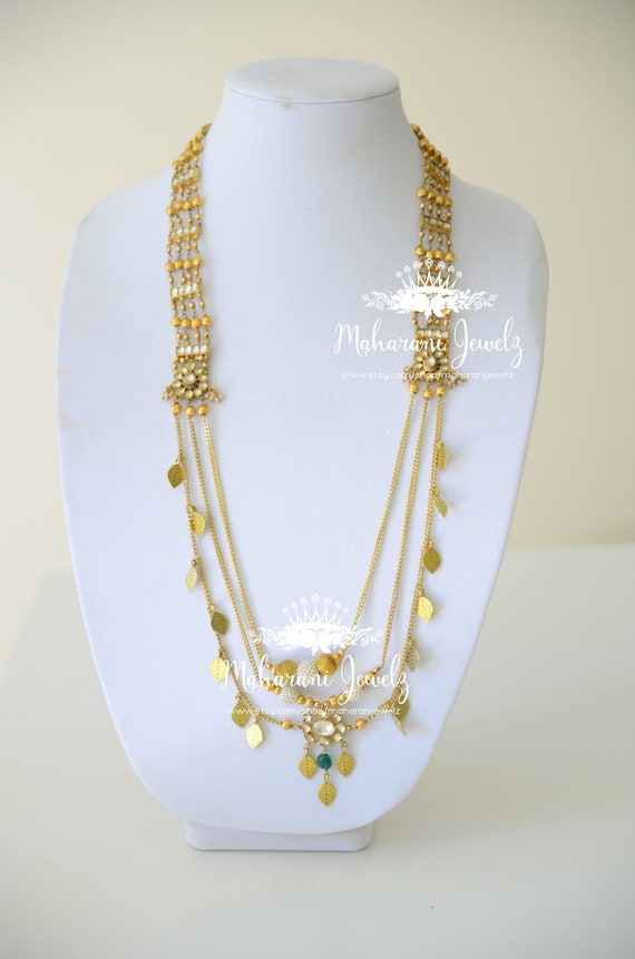 Kamram Gold Leaf and Kundan Mala