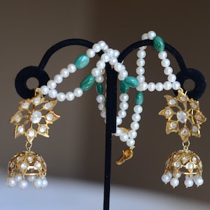 Hyderabadi Jhumkas~Chandelier earrings