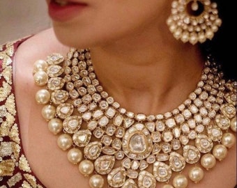 Kundan Bridal Set - Etsy Australia
