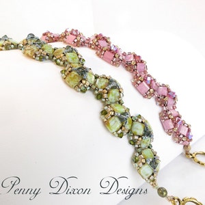 Tutorial de pulsera con camino de jardín serpenteante