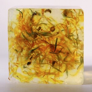 Handmade Crystal Soap Calcite / Eucalyptus / Calendula image 3