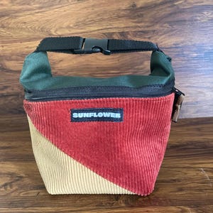 Boulder Chalk Bag ,Italian corduroy  and Technical Fabric combine to Create a One-of-a-Kind Masterpiece