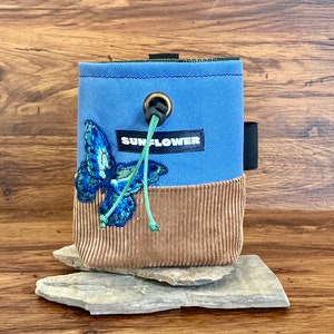 Rock climbing accessories, chalk bag