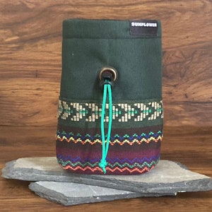 Rock climbing bag, rock climbing chalk bag