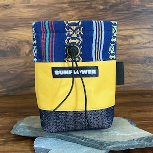 Handmade Climbing chalk bag,ecofriendly chalk bag, unique chalk bag,