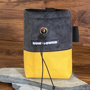 Handmade Climbing chalk bag, ecofriendly chalk bag, unique chalk bag