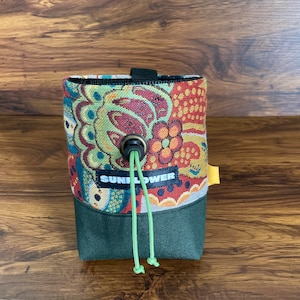Unique rock climbing chalk bag