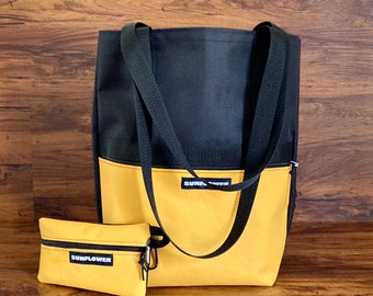 Climbing  bag, gym bag, shopper bag, shopping bag, upcycled bag