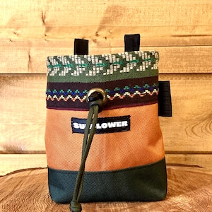 handmade chalk bag crafted in Italy