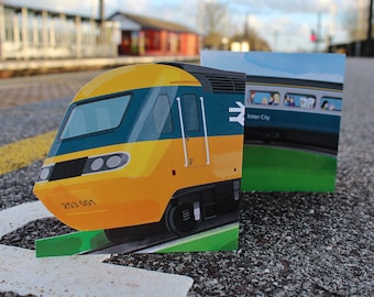 InterCity 125 HST Greetings Card, Train Birthday Card, Father's Day Card