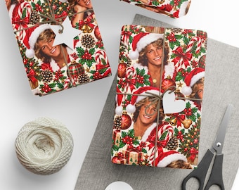 Andy 70s Teen Idol Christmas Gift Wrapping Papers