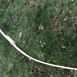 71&quot; You-Finish Bamboo Backed Hickory Longbow!