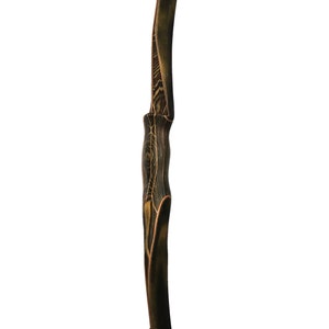 S1 Camo - 64&quot; Reflex Deflex - Dymalux wood with Fiberglass Longbow - Competition Hunting Bow - Custom Wood Archery
