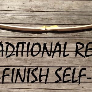 64" You-Finish Hickory Recurve - Competition or Hunting Bow - Custom Wood Archery