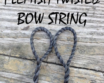 Add a Bow String to my Bow Order - Custom Flemish-Twisted Bow String - Perfect for Longbow or Recurve - B55 Dacron