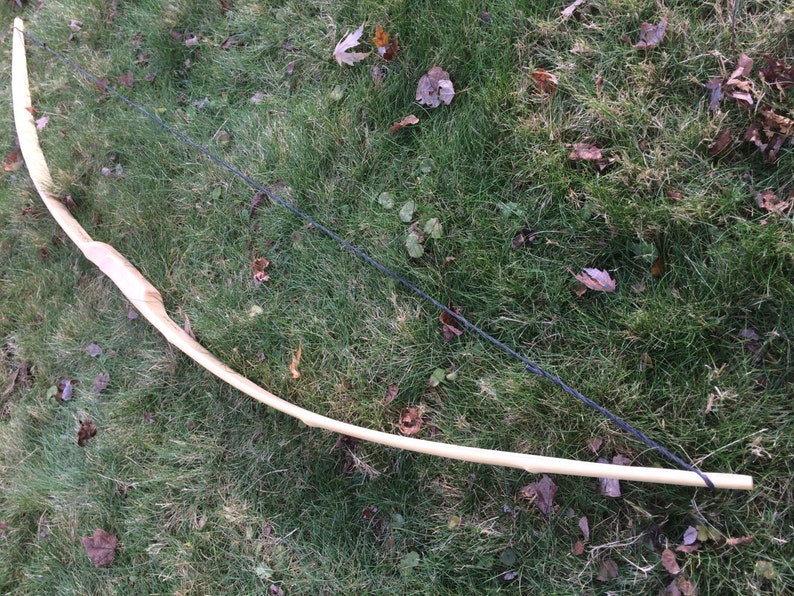 64 Bamboo Backed Hickory Longbow image 1